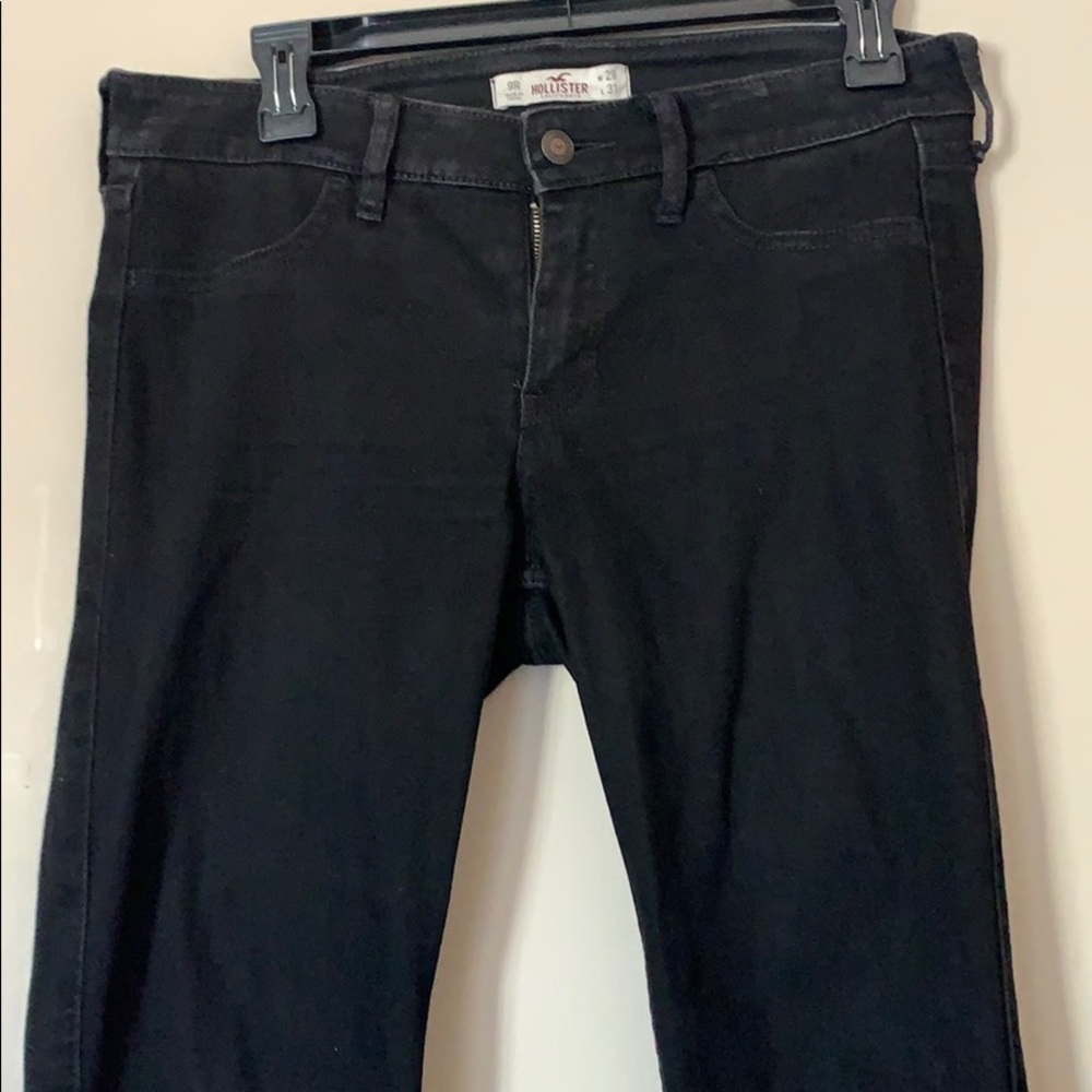 HOLLISTER Juniors/Womens Black skinny-jeans